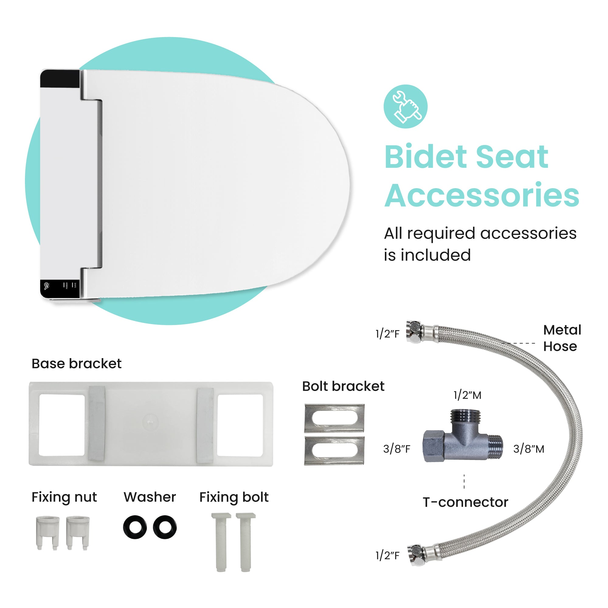 Bidet Toilet Seat VB-6000SE(Elongated) / VB-6100SR(Round)