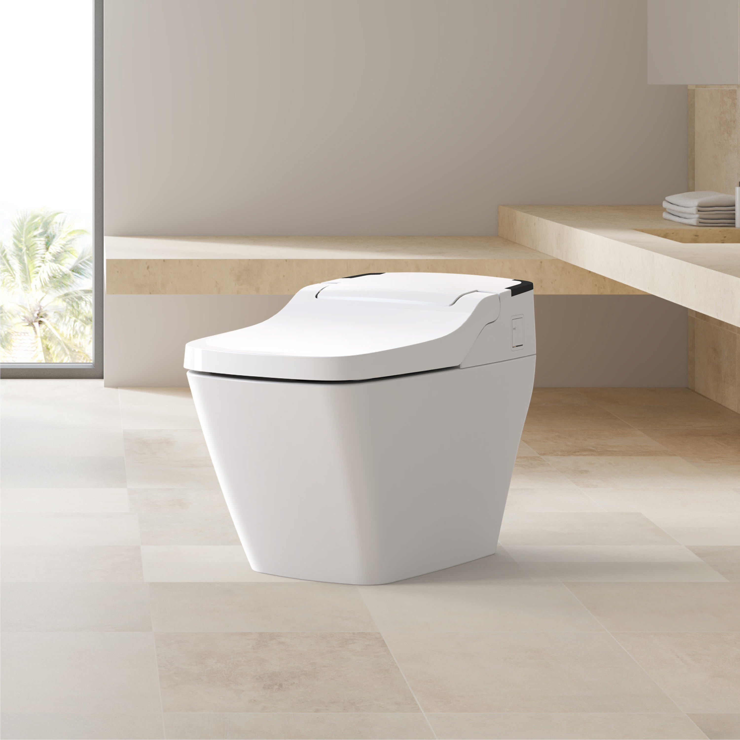 VOVO Smart Bidet Toilet with Auto Open and Close Lid TCB-090SA