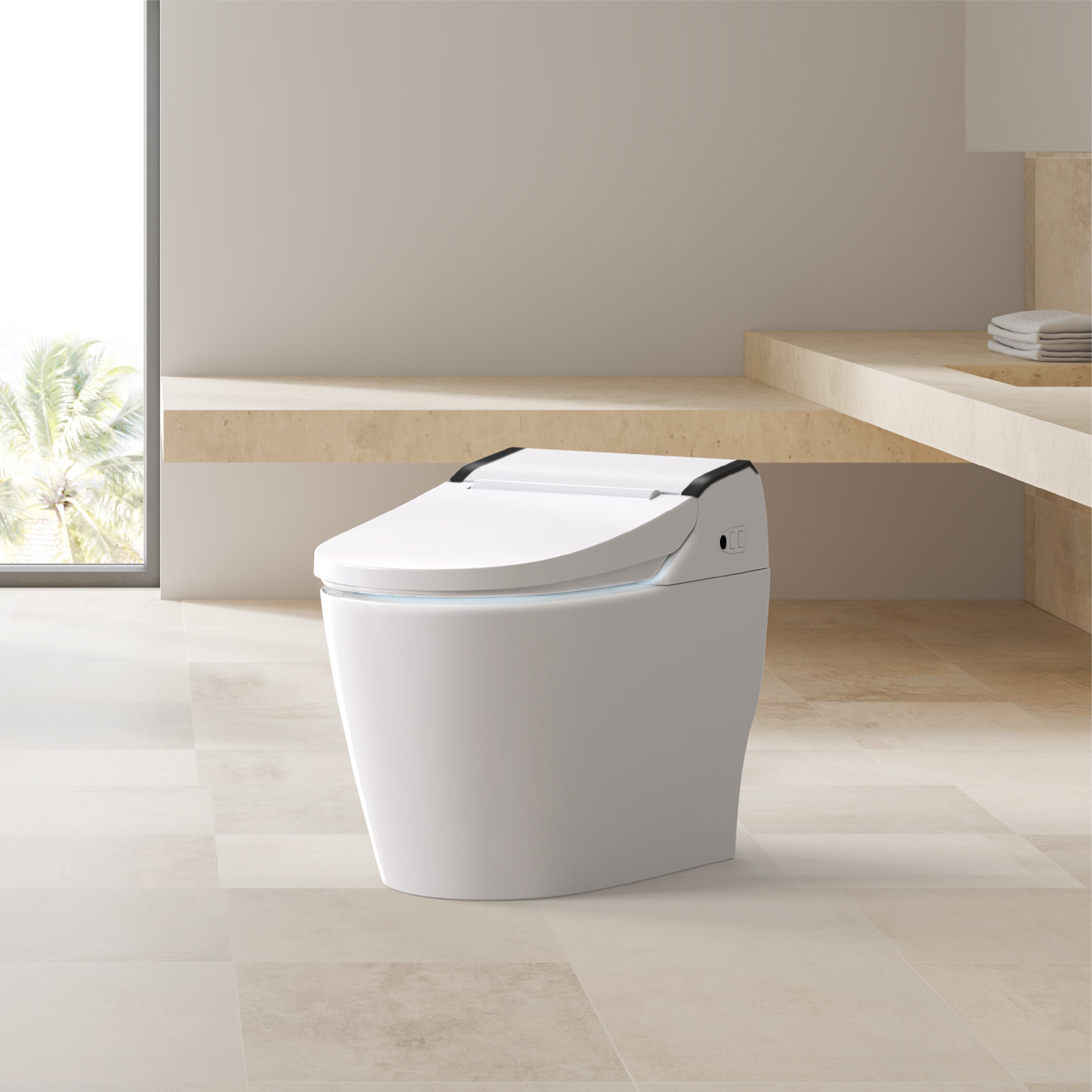 VOVO Smart Bidet Toilet with Soft close and heated seat -  TCB 8100N  (Made in Korea) VOVO-US