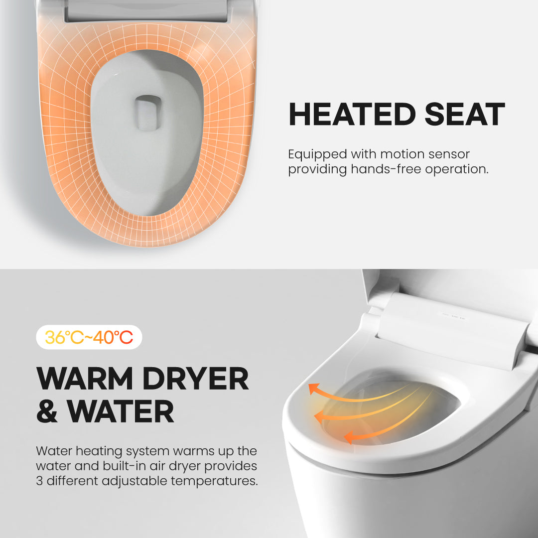 VOVO Bidet Toilet with Auto Open and Close Lid TCB-8200SA