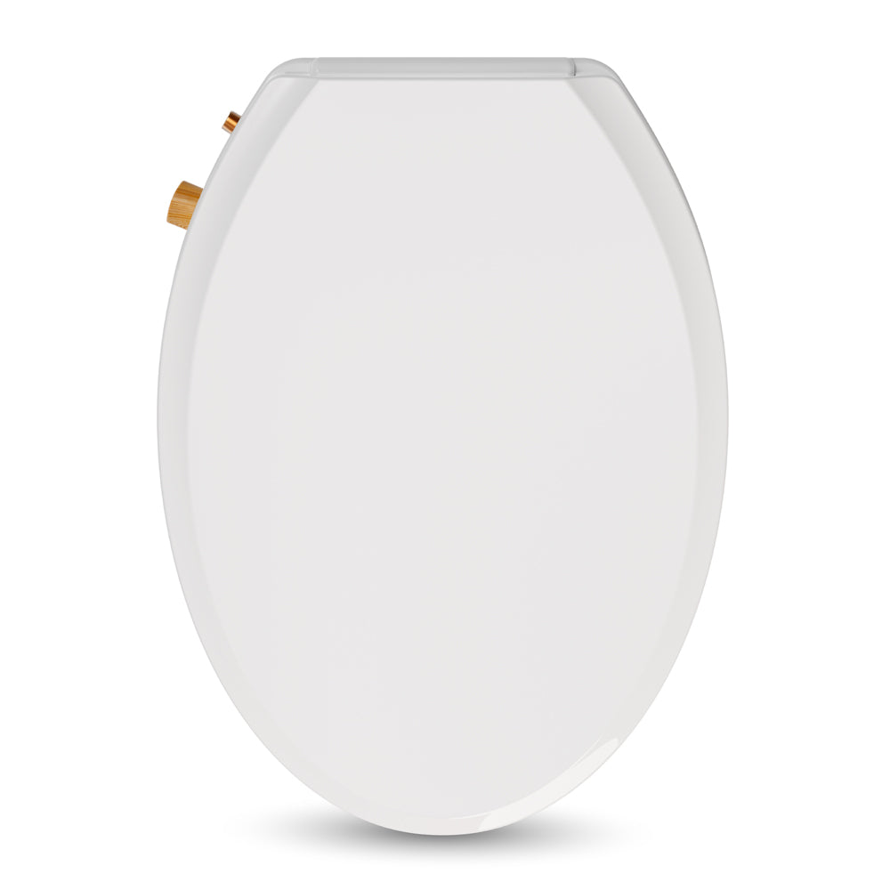 VOVO Nature 7 Non-electric Bidet Toilet Seat, Fits Elongated Toilets, Ambient Water Temperature, Easy Installation - White