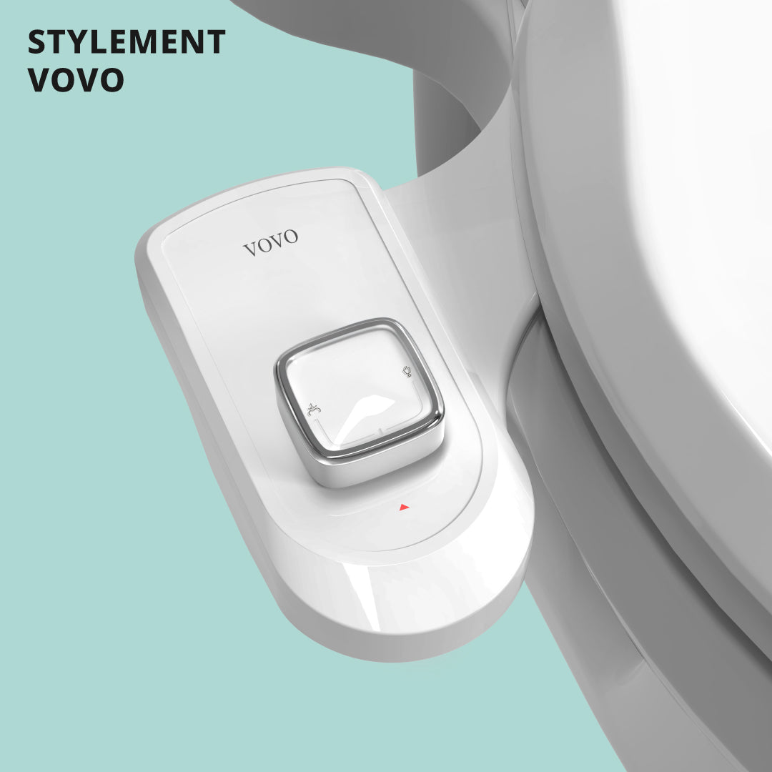 VOVO VM-001D Non-electric Bidet Attachment, Metal Coated Dual Nozzle System